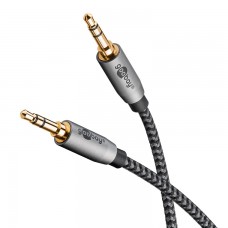 Laidas 3.5mm - 3.5mm stereo (K-K) 3m dviguba izoliacija Gold Goobay 